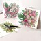 6-Pack DIY Flower Diamond Art Greeting Card Kit – Special Shaped Glitter Cards with Resin Diamonds for Christmas, Birthday, Thanksgiving & Blessings
